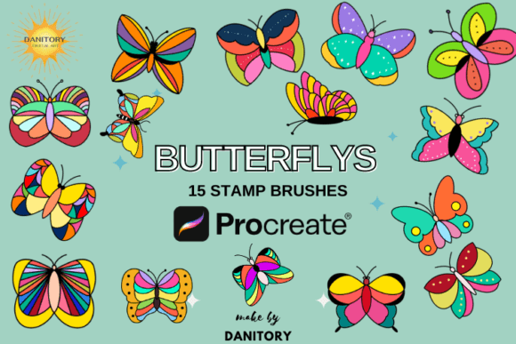 15 Butterflys Stamp Brushes: A Practical Evaluation for Digital Creators