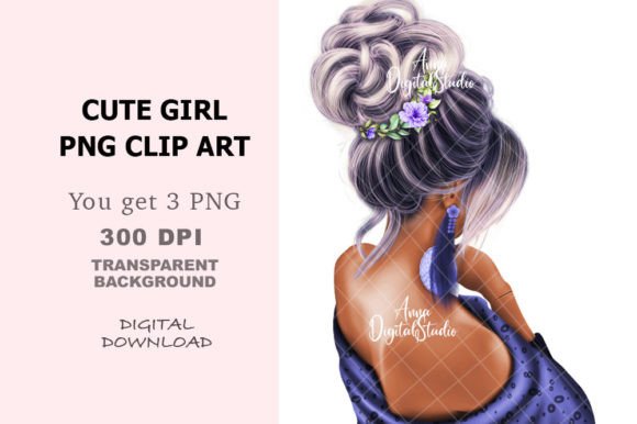 Baby Girl Clip Art , Fashion PNG: Elevating Your Designs with Transparent Assets