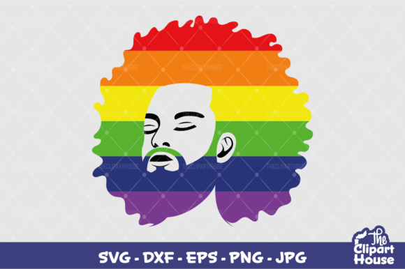 Celebrating Identity: The Artistic and Commercial Potential of LGBTQIA Afro Man Love Designs in Digital Crafting