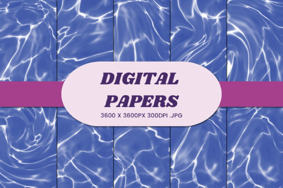 Elevating Brand Identity and Creative Output with Water Wave Liquid 4 Digital Paper