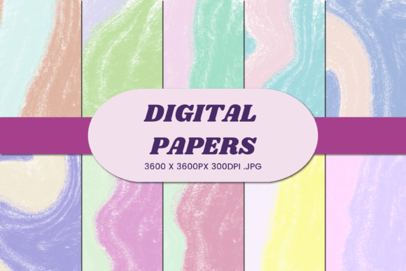Elevating Creative Projects with Pastel Abstract 6 Digital Paper: A Comprehensive Guide to Versatile Design Assets