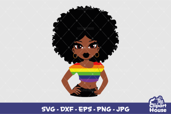 LGBT Glamour Woman Pose
