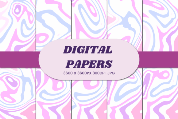 Pastel Marble Pink Blue 7 Digital Paper: Evaluation and Use Cases