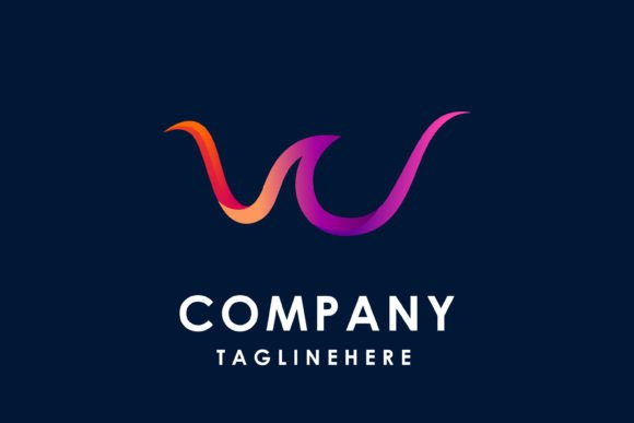 Unlocking the Power of the W Letter Logo with Wave Shape Gradient