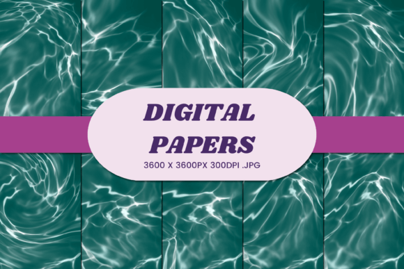 Water Wave Liquid 1 Digital Paper