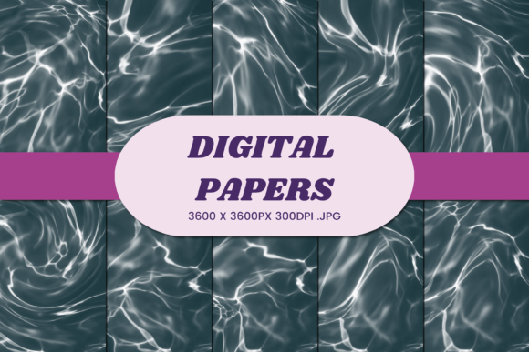 Water Wave Liquid 2 Digital Paper
