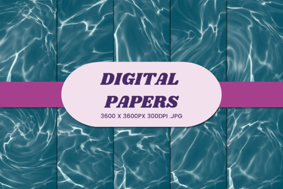 Water Wave Liquid 3 Digital Paper