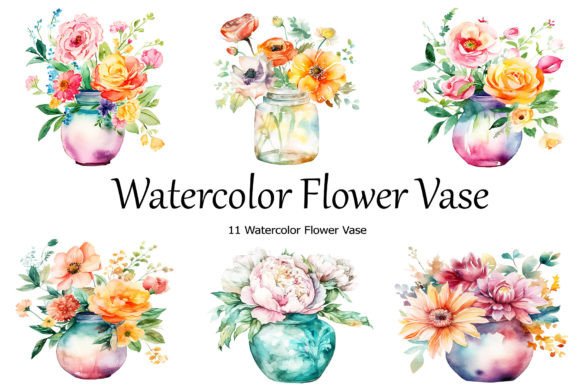 Watercolor Flowers Vase Clipart: A Comprehensive Evaluation for Designers and Creators